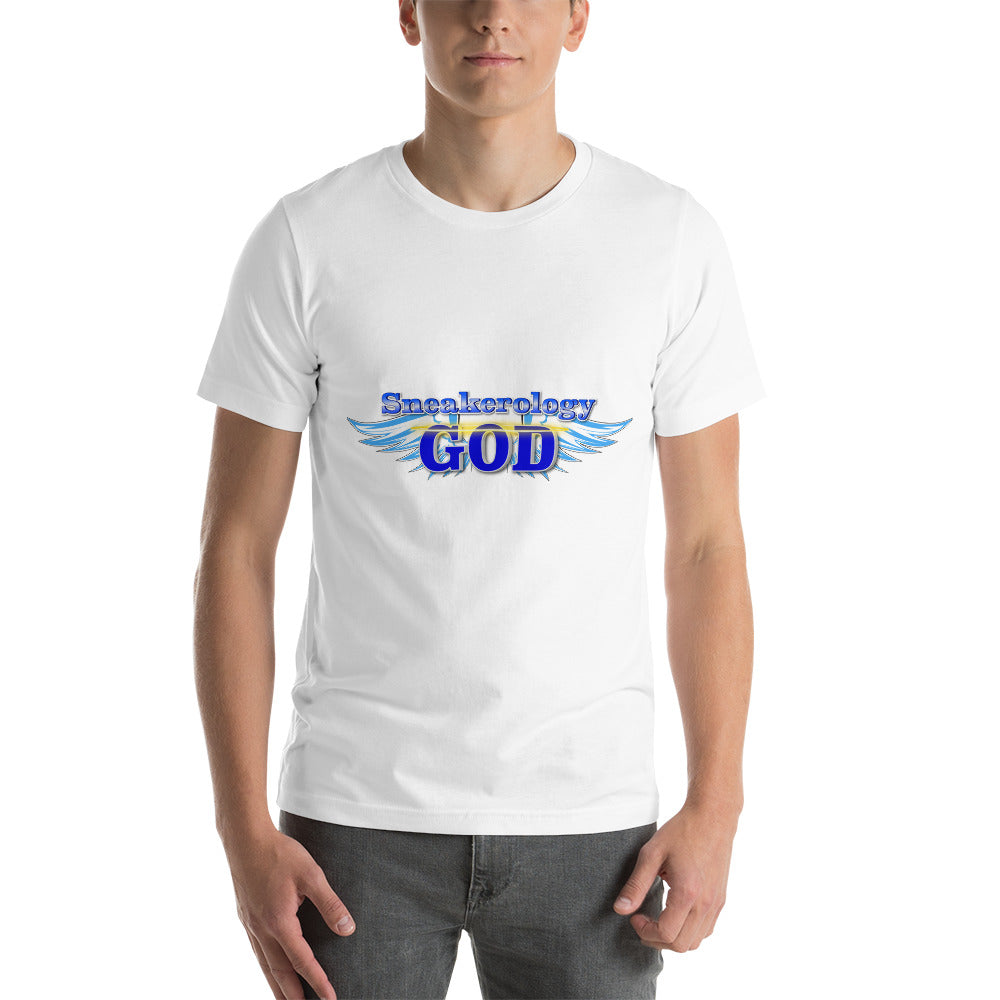 Sneakerology God official wings logo T-shirt white